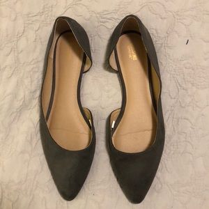 Mossimo Supply Co size 11 gray flats
